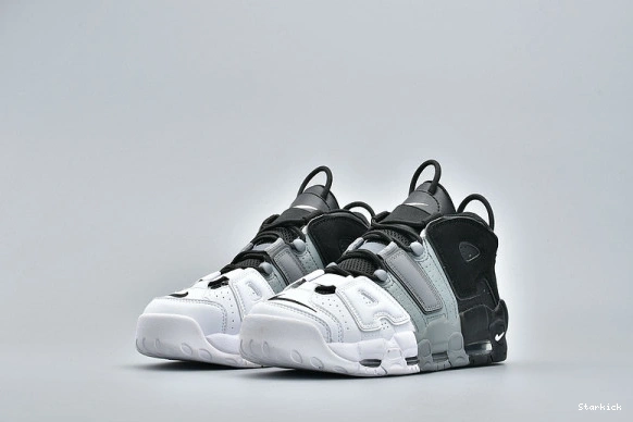 More White Nike Air Tri-Color Uptempo 921948-002 Grey Black 1226